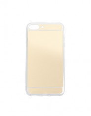 Husa iPhone 7Plus/8Plus Mirror Case Pami Silicon Gold foto