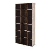 Cumpara ieftin Biblioteca pal natur stejar sonoma Dunaj 90x32x190.8 cm