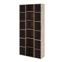 Biblioteca pal natur stejar sonoma Dunaj 90x32x190.8 cm