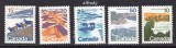 CANADA 1972, Fauna, Peisaje, serie neuzată, MNH
