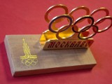 Suvenir (de colectie) - Suport servetele - Jocurile Olimpice MOSCOVA 1980