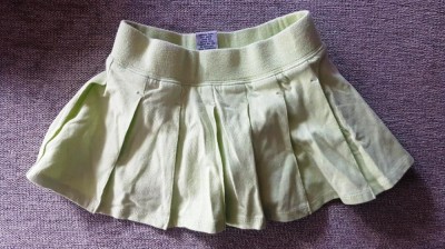 Fustita pantaloni de tenis fete 3-5 ani, bumbac si spandex, verde, ca noua foto