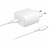 Incarcator Retea cu Cablu USB-C pentru Samsung EP-TA845 + DW767JWE 45W 4.05A 1 x USB-C Alb