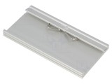 M&acirc;ner Aluminiu 100mm pentru Șină DIN TS35