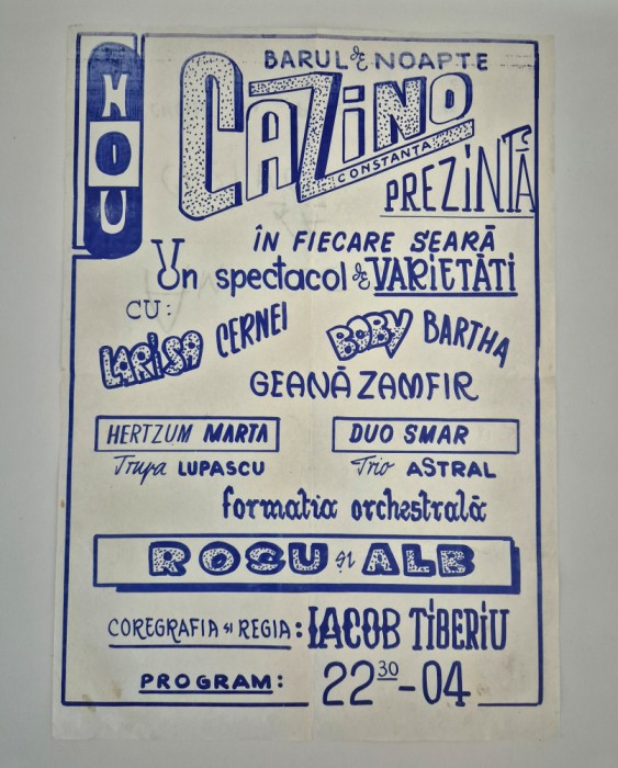 Afis Barul de Noapte Cazinou Constanta