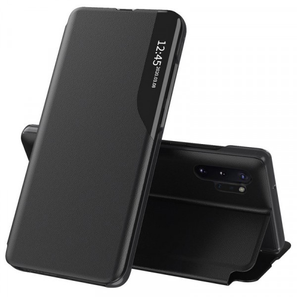 Husa pentru Samsung Galaxy Note 10+ 5G N976 / Note 10+ N975, Techsuit, eFold, Neagra