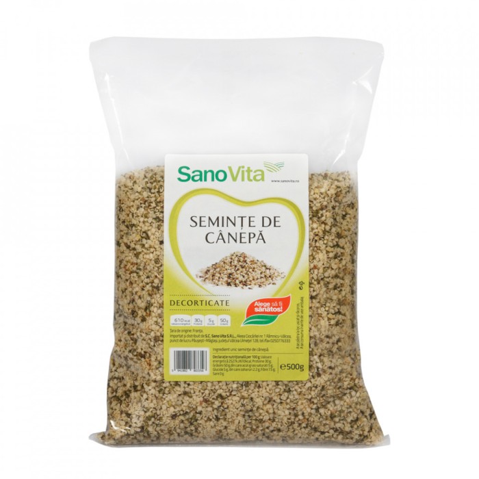 SEMINTE CANEPA DECORTICATE 500GR