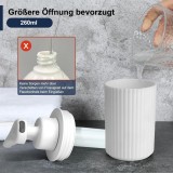 Dispenser automat de sapun fara contact, Phneems, senzor de miscare, 260 ml, plastic PS, alb