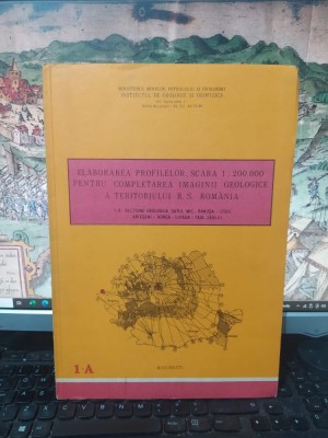 Harta 1-A, Secțiune geologică Satul Mic-Rănușa-Izbuc-Arieșeni-Horea-Livada-Tăul Zăului, scara 1:200.000, 1988, 103 foto