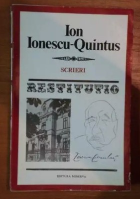 Scrieri ; Ion G. Ionescu-Quintus foto