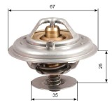 Termostat lichid racire Audi A4 B5, A4 B6, A6 C5, A8 D2; BMW 3, 3 Compact, 5, 7, Z3; Skoda Superb I; VW Passat B5, Passat B5.5 Motor 2.4, 2.4