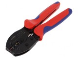 Unealtă de Sertizare pentru Conectori Izolați și Terminale, KNIPEX