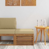 vidaXL Taburet pentru exterior Lemn Solid de Acacia natural 900488