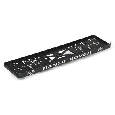 Set suport placute numar inmatriculare auto 3D (fata + spate) Range Rover foto