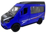 Macheta Ford Transit albastru 1:32 cu sunet si lumina