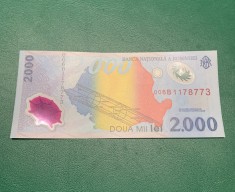 Bancnota 2000 lei 1999