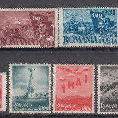 ROMANIA 1947 LP 217 - 1 MAI ZIUA MUNCII SERIE MNH