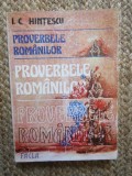 Proverbele Rom&acirc;nilor - I.C. Hințescu, Ed. Facla 1985, Carte Folclor