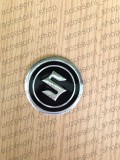 Emblema Capac Roata Suzuki 60mm Negru Aluminiu