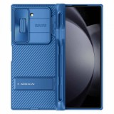 Husa pentru Samsung Galaxy Z Fold6 F956, Nillkin, CamShield Pro Pen Holder, Albastra