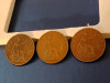 Lot 3 monede UK Anglia, One penny 1927 + 1928 + 1929 , stare FB [poze], Europa