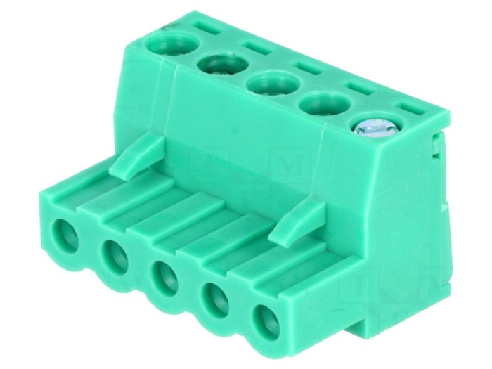 Conector regletă deconectabilă 5mm 5 piste