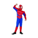 Costum carnaval Spiderman pentru copii, 7 - 8 ani ( 120/130 cm )
