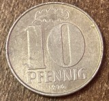 C50 - Moneda foarte veche - Germania Democrata DDR - 10 pfennig - 1970