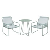 Outsunny Set Bistro pentru Exterior din 3 Piese, Masa și Scaune pentru Terasă cu Țesătură din Plasă, Design Elegant | Aosom Romania