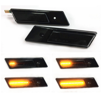 Set 2 Semnalizari Aripa LED Dinamice BMW E36, E32, E34, E30, E24, E28 - D0293 foto