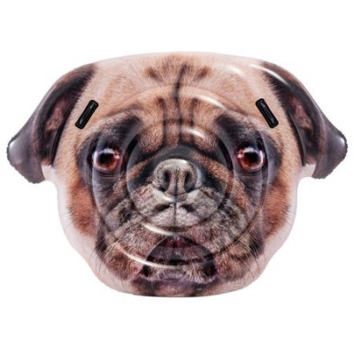 Saltea gonflabila Intex Pug Face multicolor, 1.73m x 1.3m foto