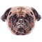 Saltea gonflabila Intex Pug Face multicolor, 1.73m x 1.3m