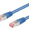 Patch Cord S/FTP Cat 6a LSZH Albastru 0.25m