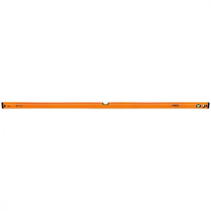Nivela 150 cm, 2 bule, 1 o suprafata slefuita 71-066