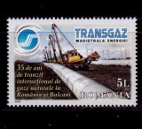 ✅RO 2009 LP 1848 &quot; TRANSGAZ -35 de ani &quot;, - serie , MNH