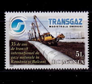 ✅RO 2009 LP 1848 &amp;quot; TRANSGAZ -35 de ani &amp;quot;, - serie , MNH foto