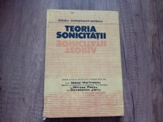 TEORIA SONICITATII - GOGU CONSTANTINESCU foto