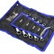Set de chei inelare semi-luna 5 piese, husa textila, GEKO G11150