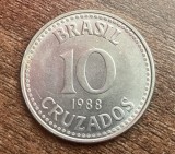C50 - Moneda foarte veche - Brazilia - 10 cruzados - 1988