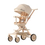 Carucior Sport Cyrax 3in1, 6-36 Luni, Pliabil, Tavita pentru Masa, Pat de Dormit, Centura de Siguranta, Roti 360 Grade, Reversibil, Parasolar, Maner R