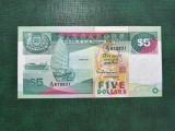 SINGAPORE 5 DOLARI 1997 UNC