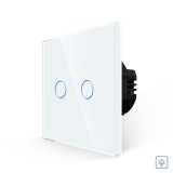 Intrerupator Dublu cu Variator si Touch din Sticla LUXION SmartElectro IntelligentHouse