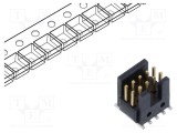 Conector şiruri pini tată SAMTEC PIN 10 1,27mm aurit SMT soclu rolă