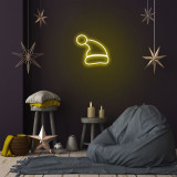 Cumpara ieftin Lampa de perete Santa Claus, Neon Graph, 28x26x2 cm, galben