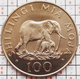 1526 Tanzania 100 Shilingi 1986 Conservation km 18