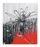 Cumpara ieftin Tablou abstract pictat manual birou, hol, Fantezie in abstract 2, 60x50cm ulei pe panza, gata de agatat pe perete
