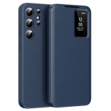 Husa pentru Samsung Galaxy S25 Ultra S938, Techsuit, SmartView, Albastra