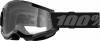 Ochelari cross/atv 100% Strata 2 Junior Black, lentila transparenta, culoare ram... Cod Produs: MX_NEW 26013502PE
