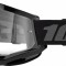 Ochelari cross/atv 100% Strata 2 Junior Black, lentila transparenta, culoare ram... Cod Produs: MX_NEW 26013502PE