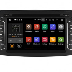 Navigatie Auto Multimedia cu GPS Dacia Logan Duster Sandero Logdy Dokker Renault, Android 10, 2 GB RAM + 16 GB ROM, Internet, 4G, Aplicatii, Waze, Wi-